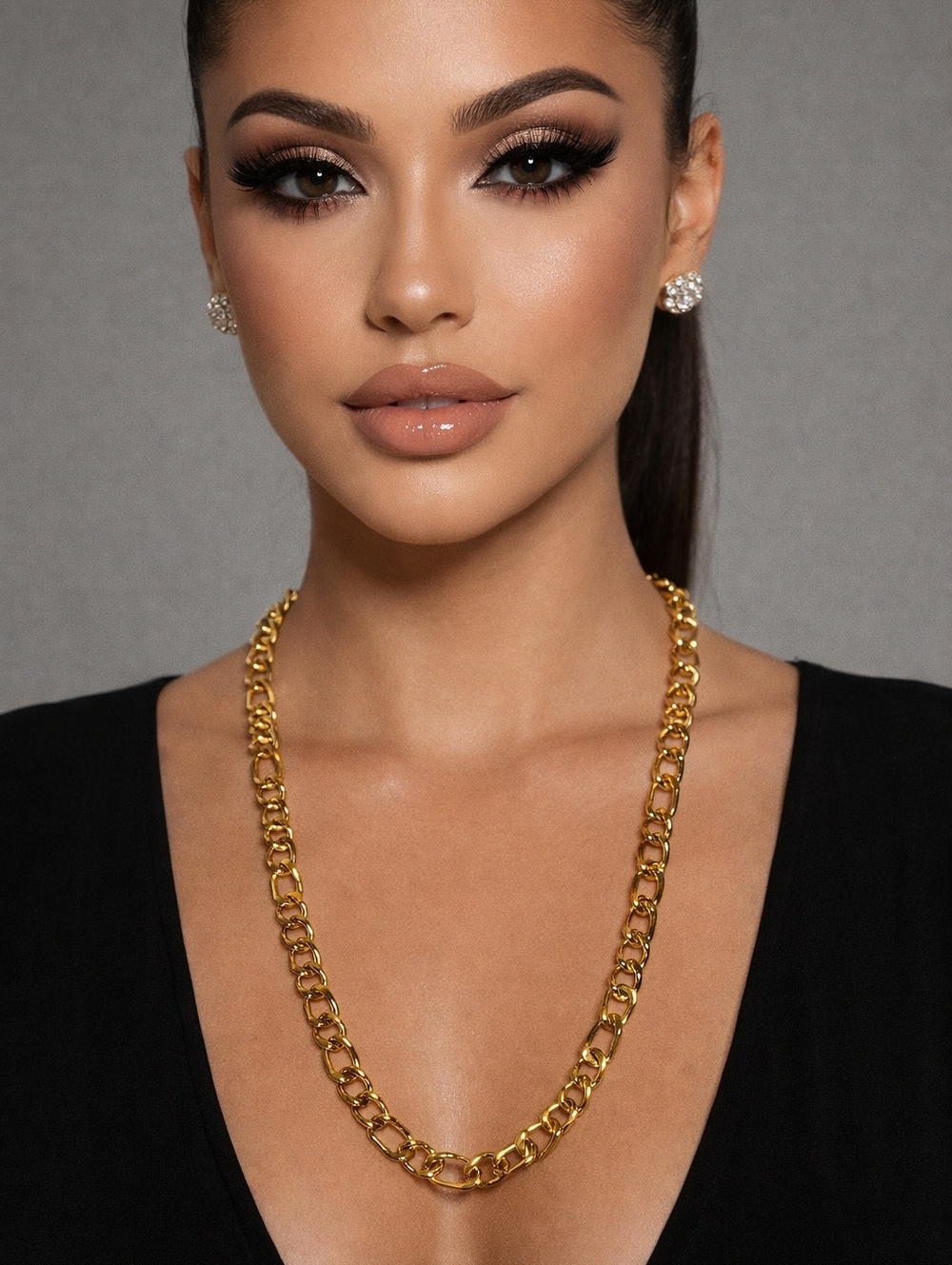 Calvin Klein Gold-Tone Chain Necklace – 24” –‎ NWOT